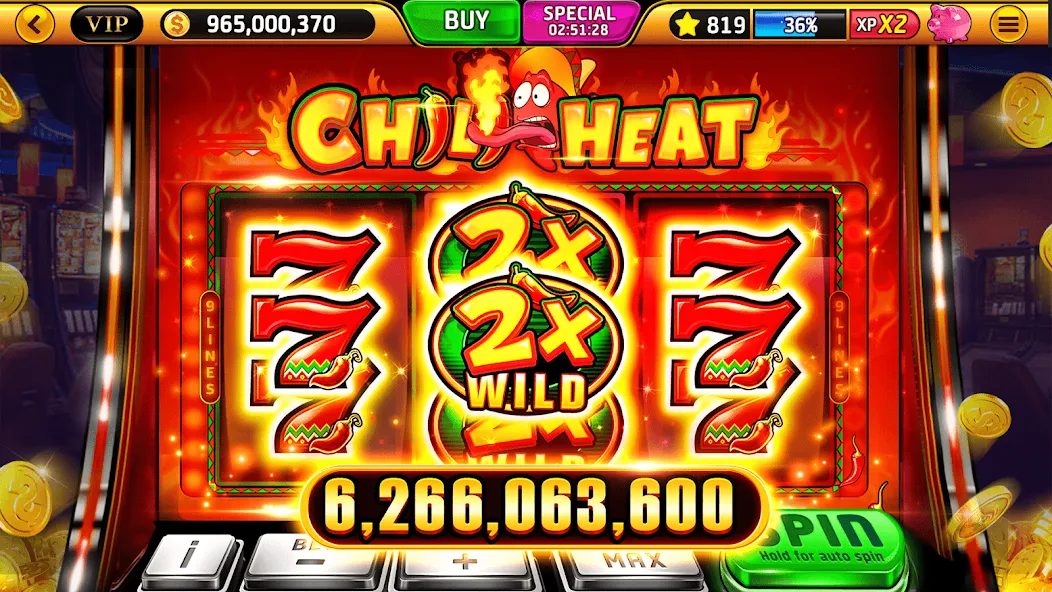 Wild Classic Slots Casino Game [MOD: безлимитные монеты и все бонусы] Screenshot 5