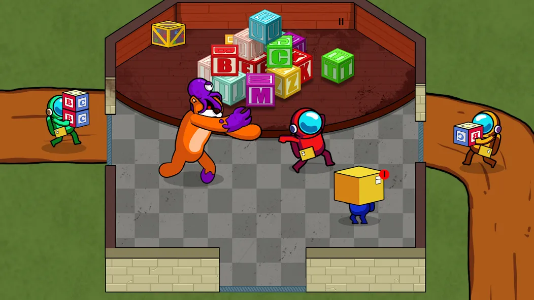 Survivor In Rainbow Monster [MOD: безлимитные монеты и бессмертие] Screenshot 5