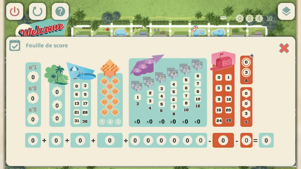 Welcome to - Scoresheet [MOD: удобный игровой scoresheet без ограничений] Screenshot 2
