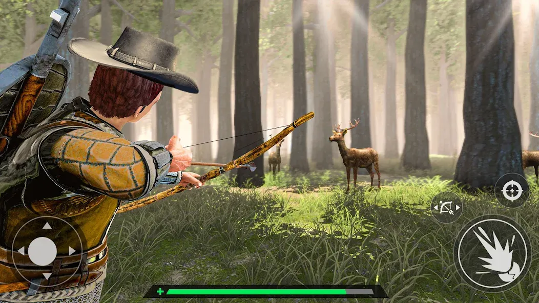 Animal Archery Hunting Games [MOD: безлимитные стрелы и открыты все уровни] Screenshot 1