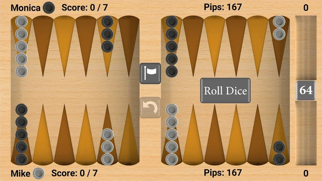 Bluetooth Backgammon [MOD: игра по bluetooth без ограничений] Screenshot 2