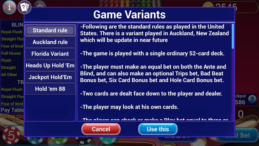 Ultimate Poker Texas Holdem [MOD: безлимитные фишки и открыты все столы] Screenshot 2