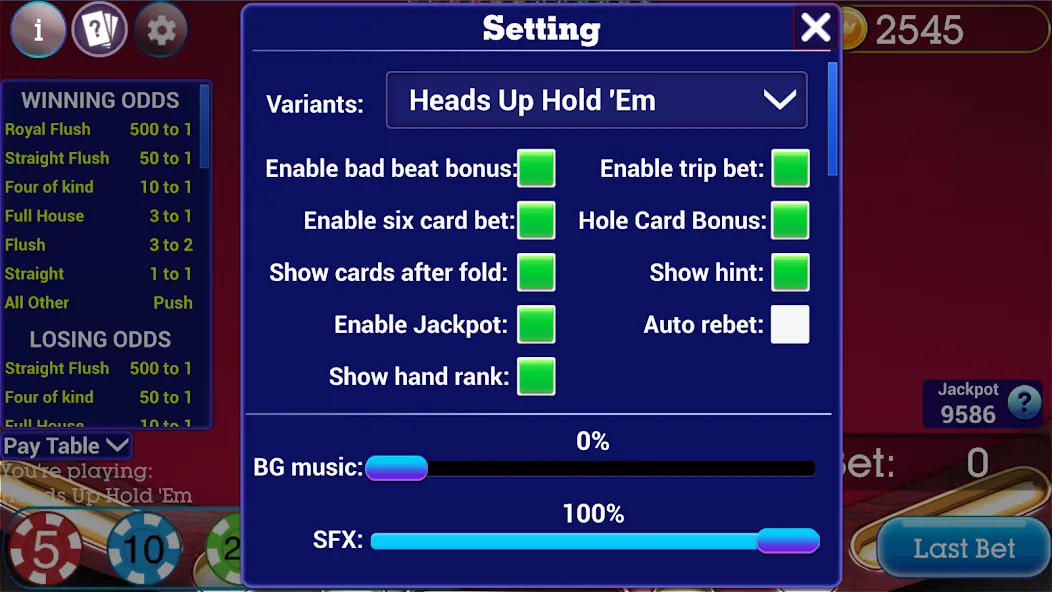 Ultimate Poker Texas Holdem [MOD: безлимитные фишки и открыты все столы] Screenshot 3