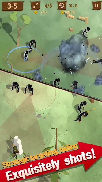 Last Arrows : Sniping Archer [MOD: безлимитные деньги и улучшенные стрелы] Screenshot 2