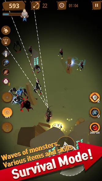 Last Arrows : Sniping Archer [MOD: безлимитные деньги и улучшенные стрелы] Screenshot 4
