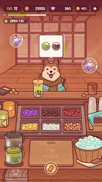 Boba Tale [MOD: безлимитные деньги и ресурсы] Screenshot 1