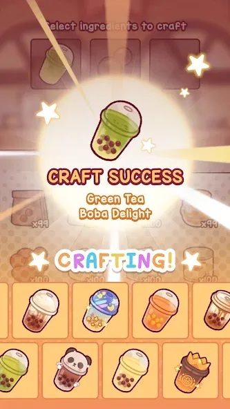 Boba Tale [MOD: безлимитные деньги и ресурсы] Screenshot 4