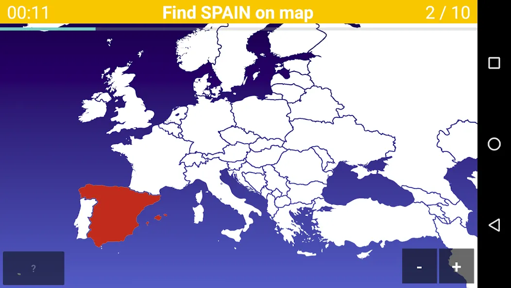 Europe Map Quiz - European Cou [MOD: открыты все страны и уровни] Screenshot 1