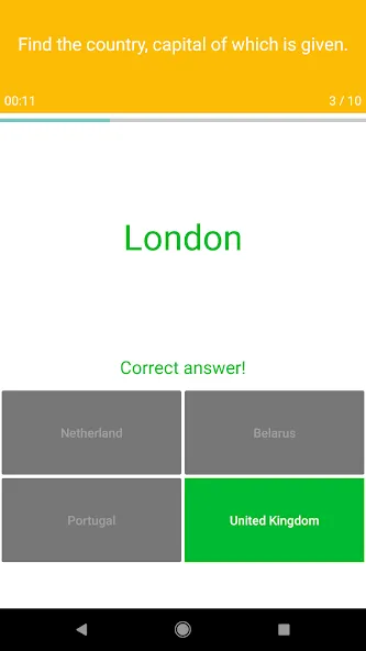 Europe Map Quiz - European Cou [MOD: открыты все страны и уровни] Screenshot 5