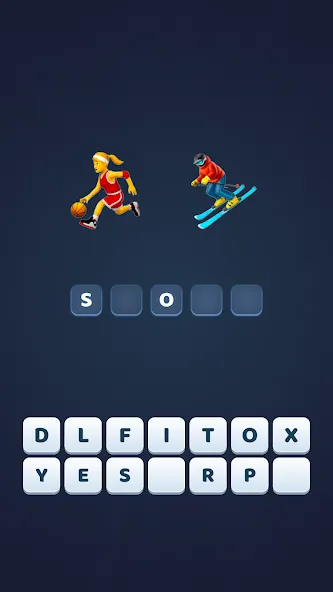 Emoji Quiz - Word game [MOD: открыты все уровни и подсказки] Screenshot 4