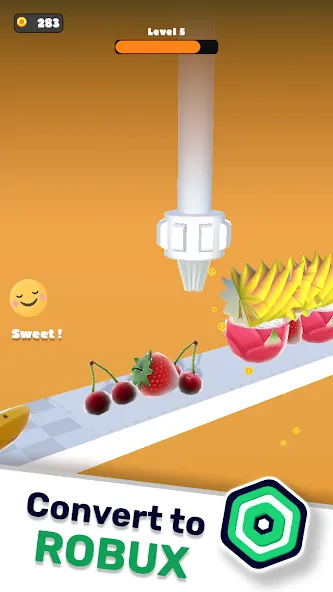 Topping Cream Robux Roblominer [MOD: больше робуксов и открытые возможности] Screenshot 4