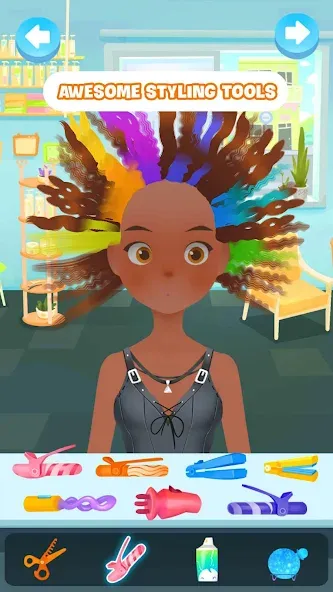 Hair salon games : Hairdresser [MOD: безлимитные монеты и все прически] Screenshot 2