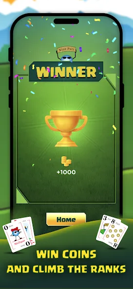 Play Nine: Golf Card Game [MOD: безлимитные монеты и все уровни] Screenshot 4