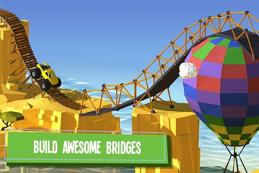 Build a Bridge! [MOD: безлимитные деньги и ресурсы] Screenshot 2