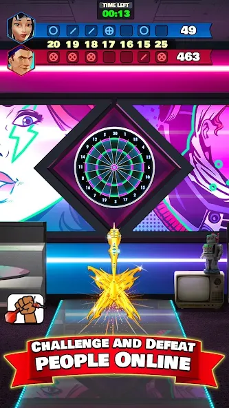 Darts Club: PvP Multiplayer [MOD: безлимитные монеты и улучшения] Screenshot 2
