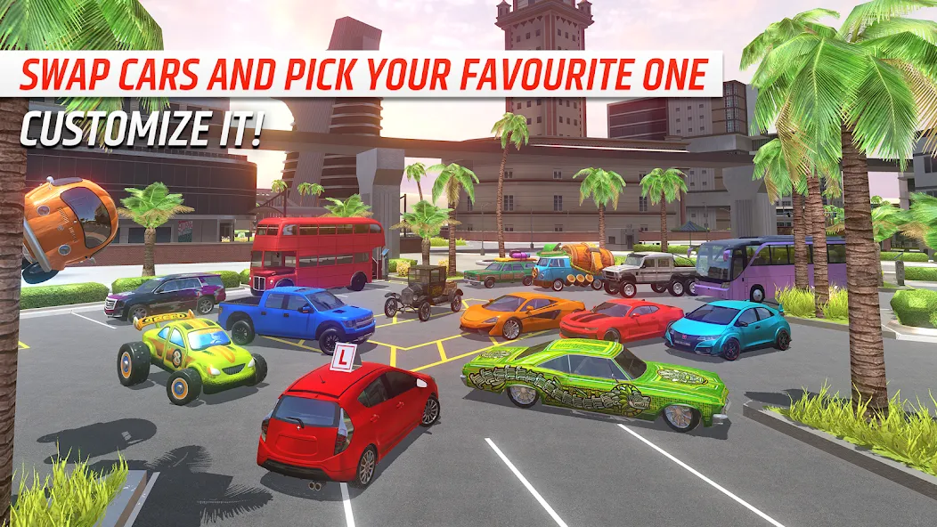 Car Driving School Simulator [MOD: безлимитные деньги и все машины открыты] Screenshot 4
