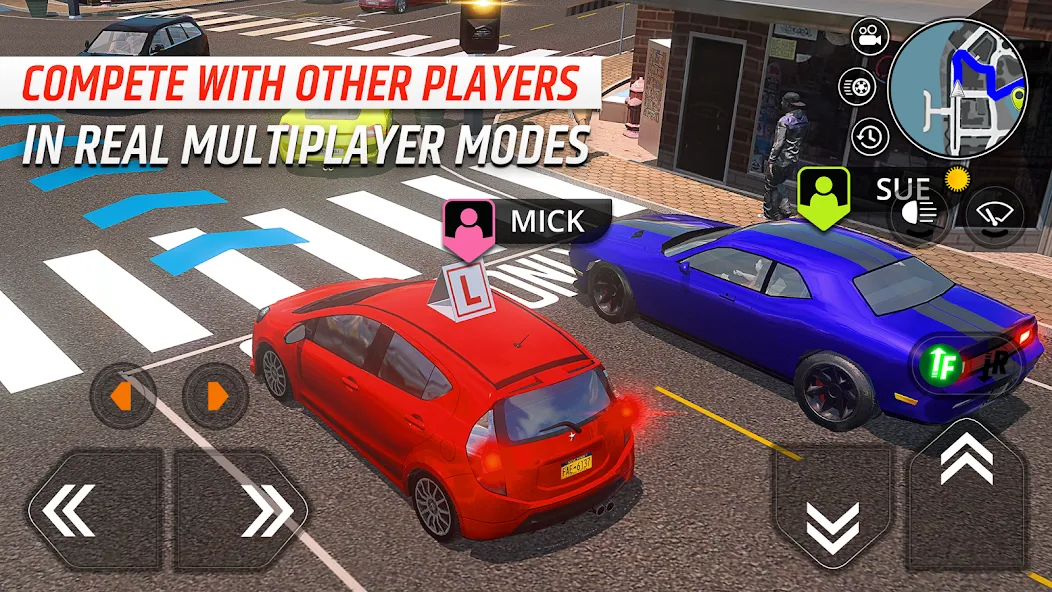 Car Driving School Simulator [MOD: безлимитные деньги и все машины открыты] Screenshot 5