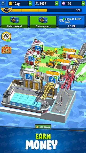 Idle Inventor - Factory Tycoon [MOD: безлимитные деньги и ресурсы] Screenshot 4