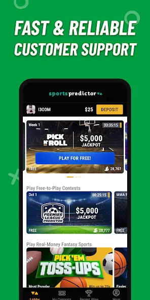 Sports Predictor: Fantasy Game [MOD: безлимитные монеты и все прогнозы] Screenshot 5