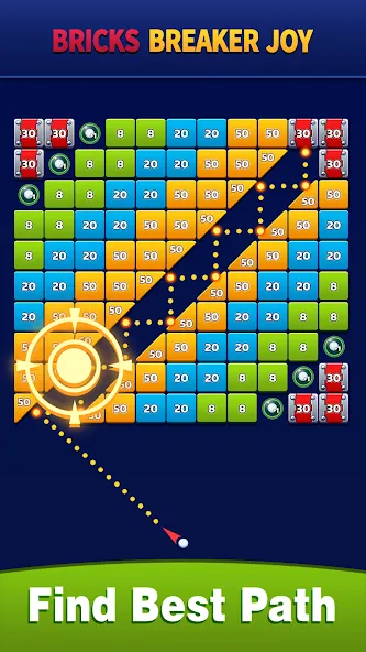 Bricks Breaker Joy [MOD: безлимитные жизни и усилители] Screenshot 3