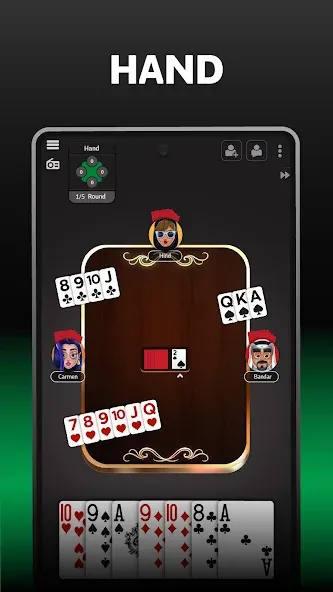 Jawaker Hand, Trix &amp; Solitaire [MOD: без рекламы и все карты открыты] Screenshot 4