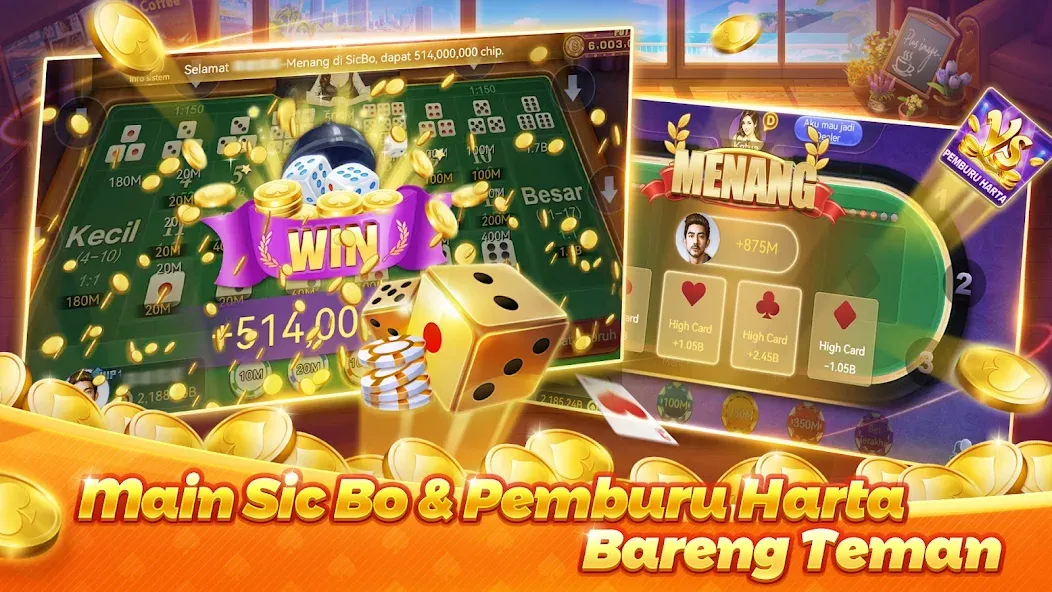 Poker Texas Boyaa [MOD: безлимитные фишки и открытые столы] Screenshot 4