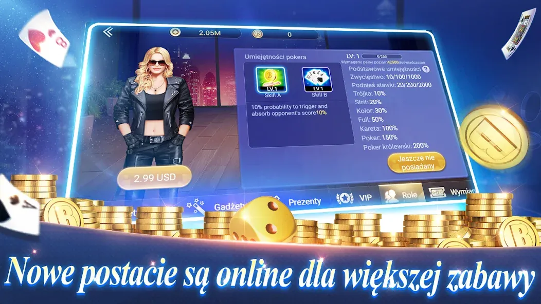 Texas Poker Polski  (Boyaa] [MOD: безлимитные фишки и бонусы] Screenshot 1
