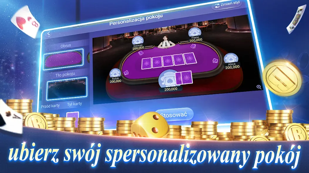 Texas Poker Polski  (Boyaa] [MOD: безлимитные фишки и бонусы] Screenshot 2