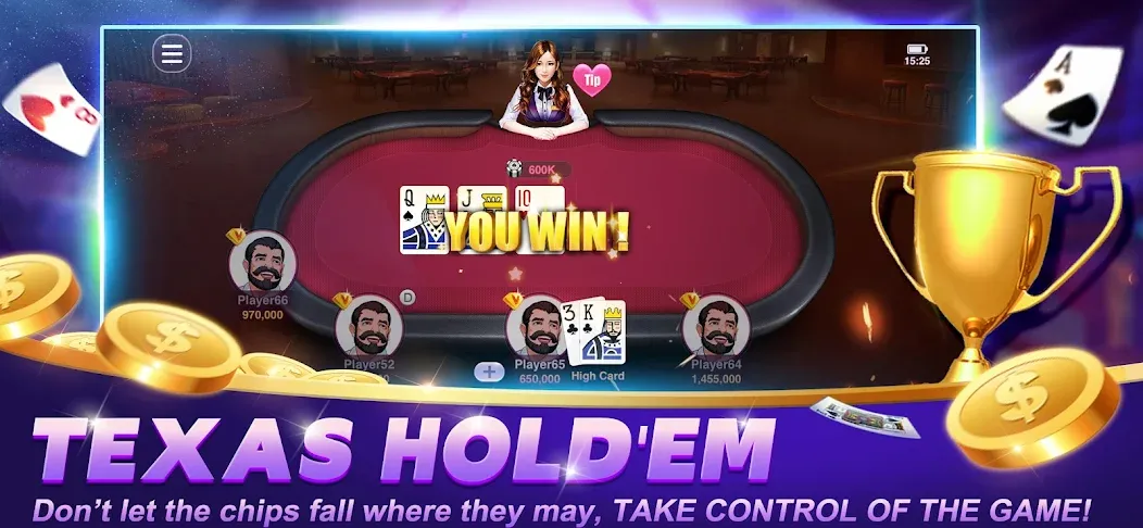 Happy Poker Slots [MOD: безлимитные монеты и бонусы] Screenshot 4