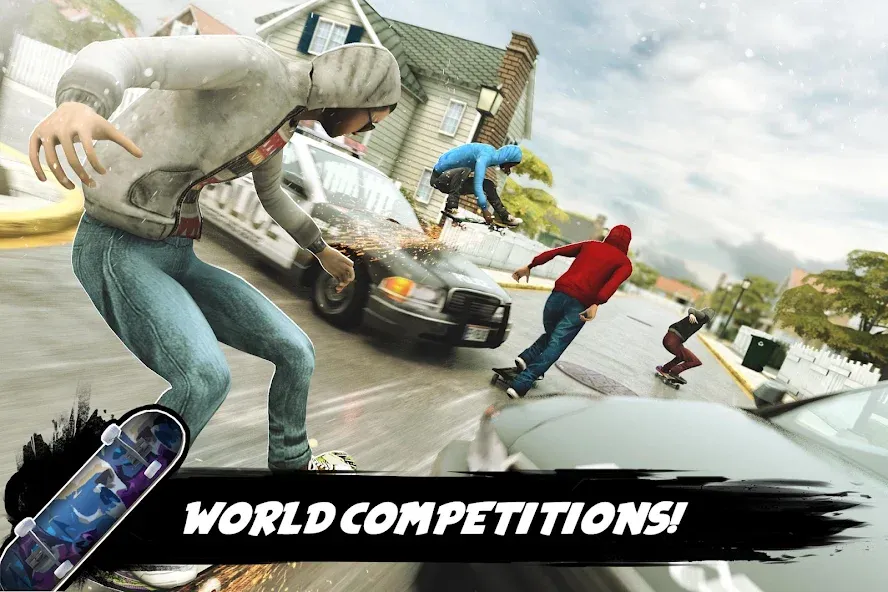 True Skateboarding Ride Style [MOD: открыты все доски и трюки] Screenshot 5