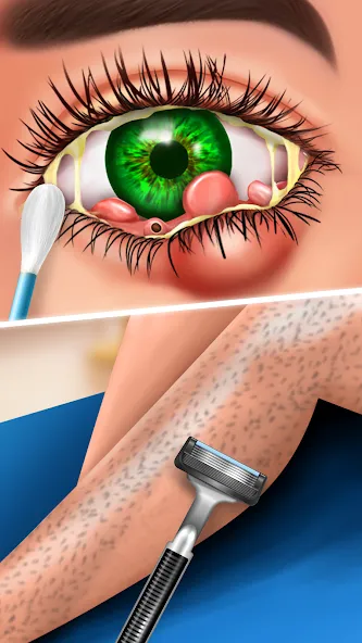 ASMR Doctor Makeup Salon games [MOD: новые макияжи и без рекламы] Screenshot 4