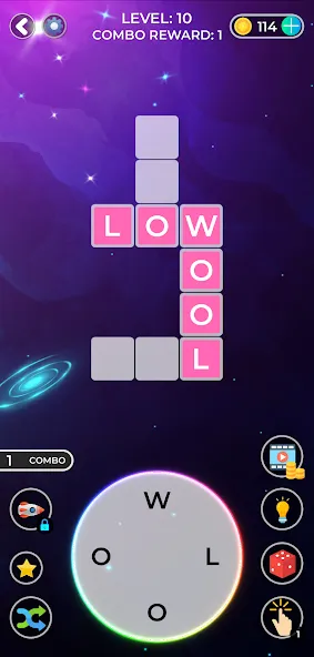 Word Game. Crossword Search Pu [MOD: безлимитные подсказки и ходы] Screenshot 1
