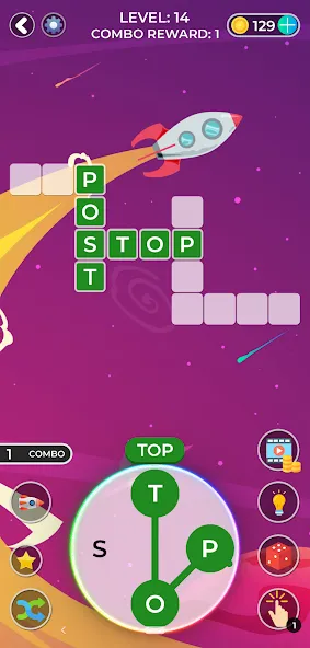 Word Game. Crossword Search Pu [MOD: безлимитные подсказки и ходы] Screenshot 4