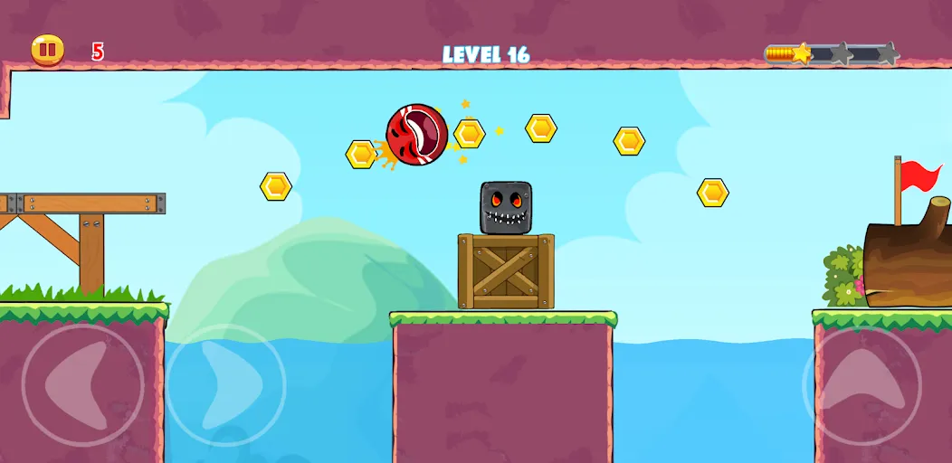Red Hero 4 - red bounce ball 5 [MOD: без рекламы и все уровни открыты] Screenshot 5