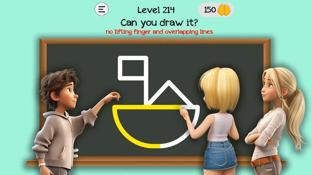 Braindom: Brain Games Test [MOD: безлимитные подсказки и открыты уровни] Screenshot 1