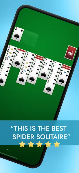 Spider Solitaire [MOD: без рекламы и без ограничений] Screenshot 1