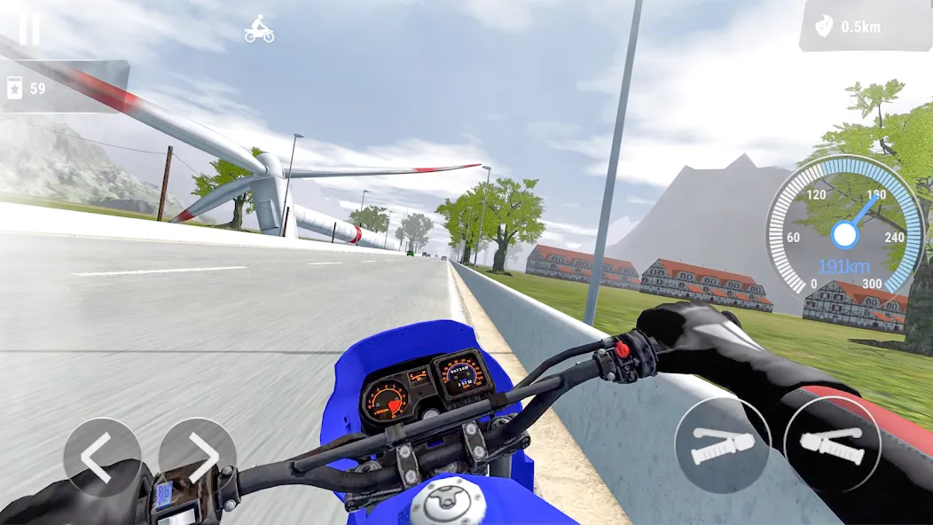 Moto Bike Race 3D Motorcycles [MOD: безлимитные деньги и нитро] Screenshot 1