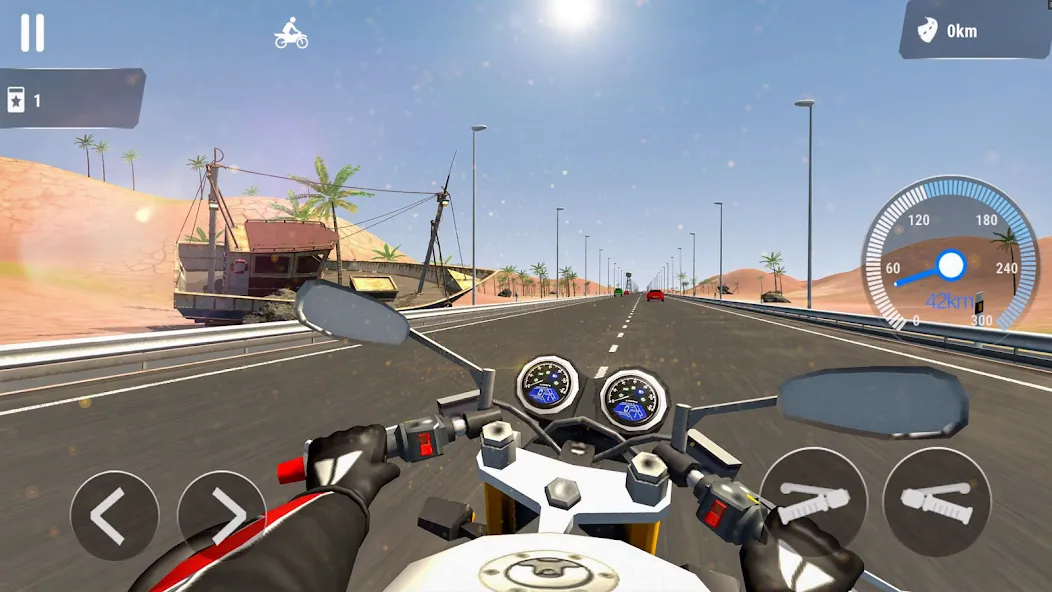 Moto Bike Race 3D Motorcycles [MOD: безлимитные деньги и нитро] Screenshot 4
