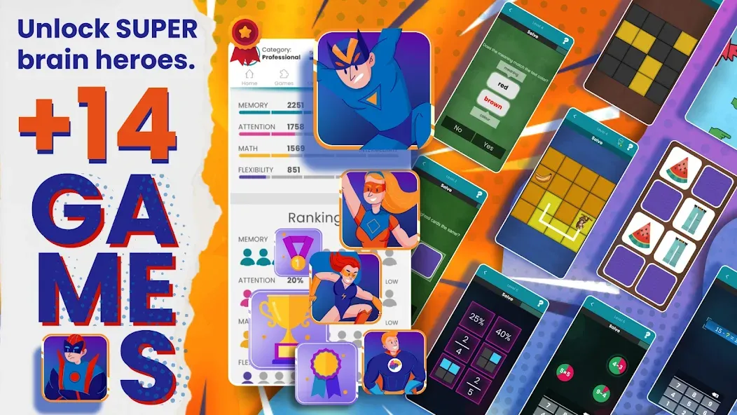 Brain Power - Working memory [MOD: без рекламы и все уровни] Screenshot 2