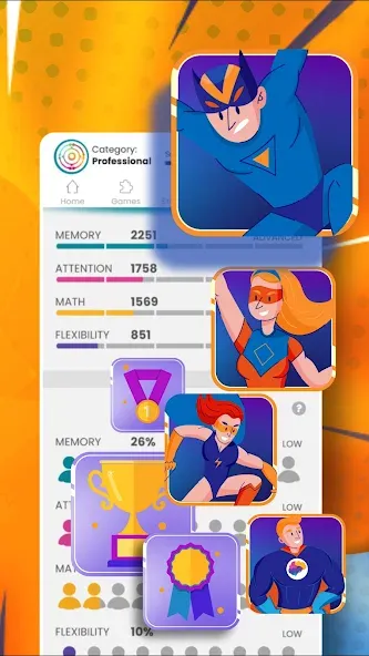 Brain Power - Working memory [MOD: без рекламы и все уровни] Screenshot 4