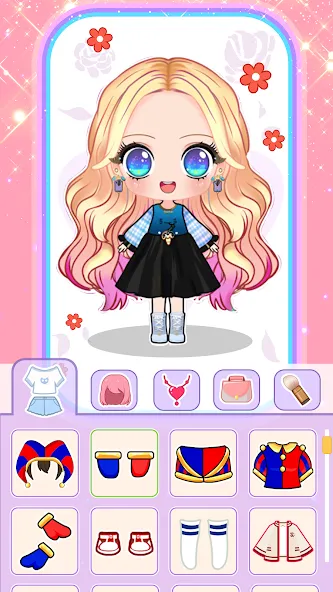 Doll Dress Up: Makeup Games [MOD: все наряды и макияж открыты] Screenshot 1