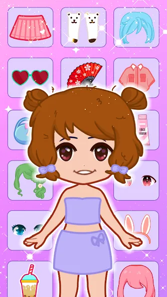 Doll Dress Up: Makeup Games [MOD: все наряды и макияж открыты] Screenshot 2