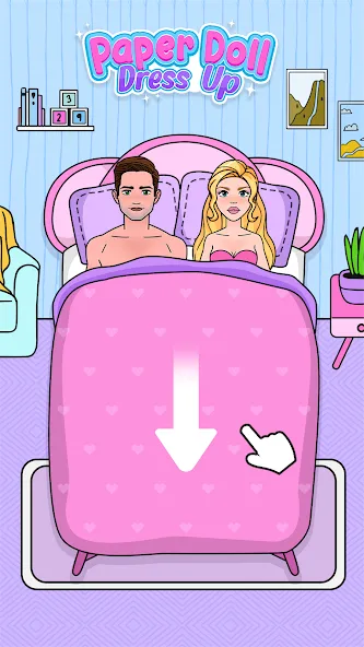 Paper Doll: Fashion Dress Up [MOD: безлимитные монеты и все наряды] Screenshot 1