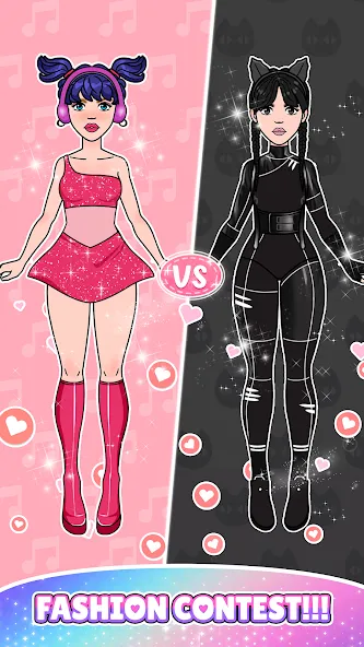Paper Doll: Fashion Dress Up [MOD: безлимитные монеты и все наряды] Screenshot 4