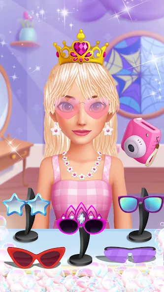 Hair Salon: Beauty Salon Game [MOD: все прически и аксессуары открыты] Screenshot 5