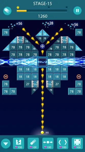 Bricks and Balls - Brick Game [MOD: без рекламы и бесконечные жизни] Screenshot 2