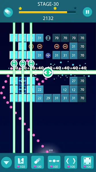 Bricks and Balls - Brick Game [MOD: без рекламы и бесконечные жизни] Screenshot 3