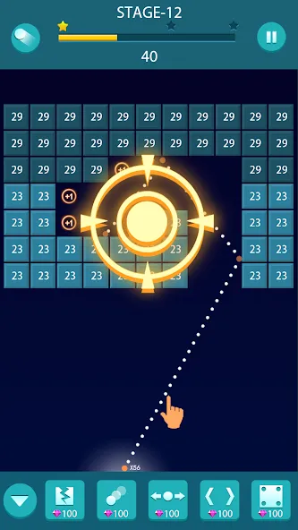Bricks and Balls - Brick Game [MOD: без рекламы и бесконечные жизни] Screenshot 4