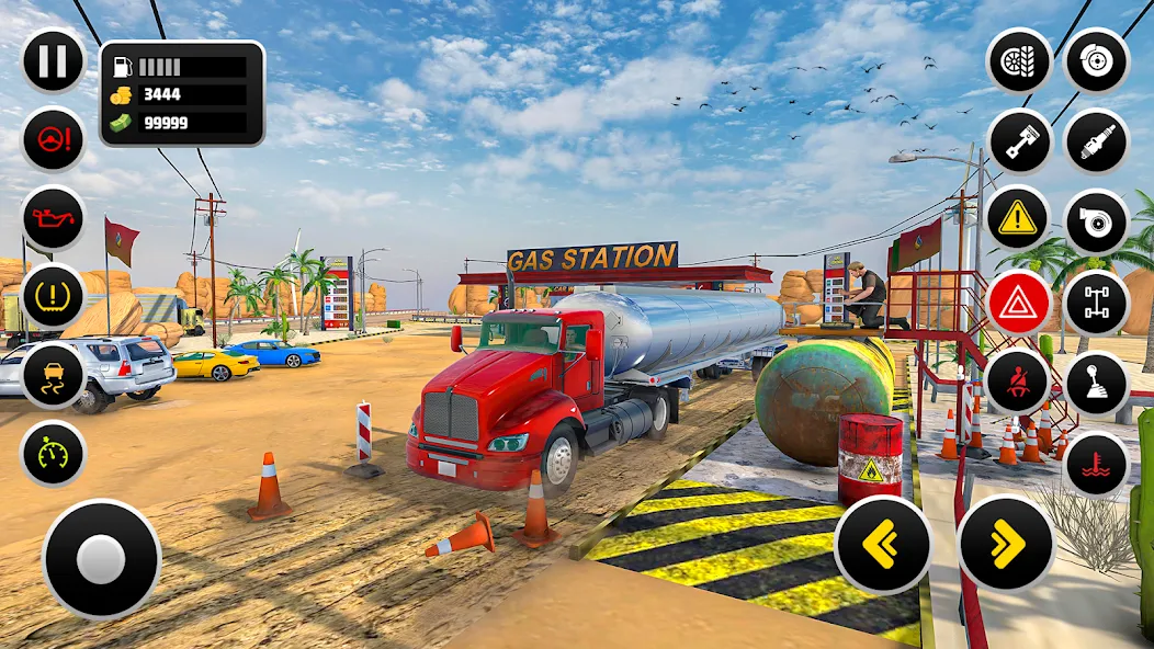 Gas Station Simulator Games [MOD: безлимитные деньги и топливо] Screenshot 1