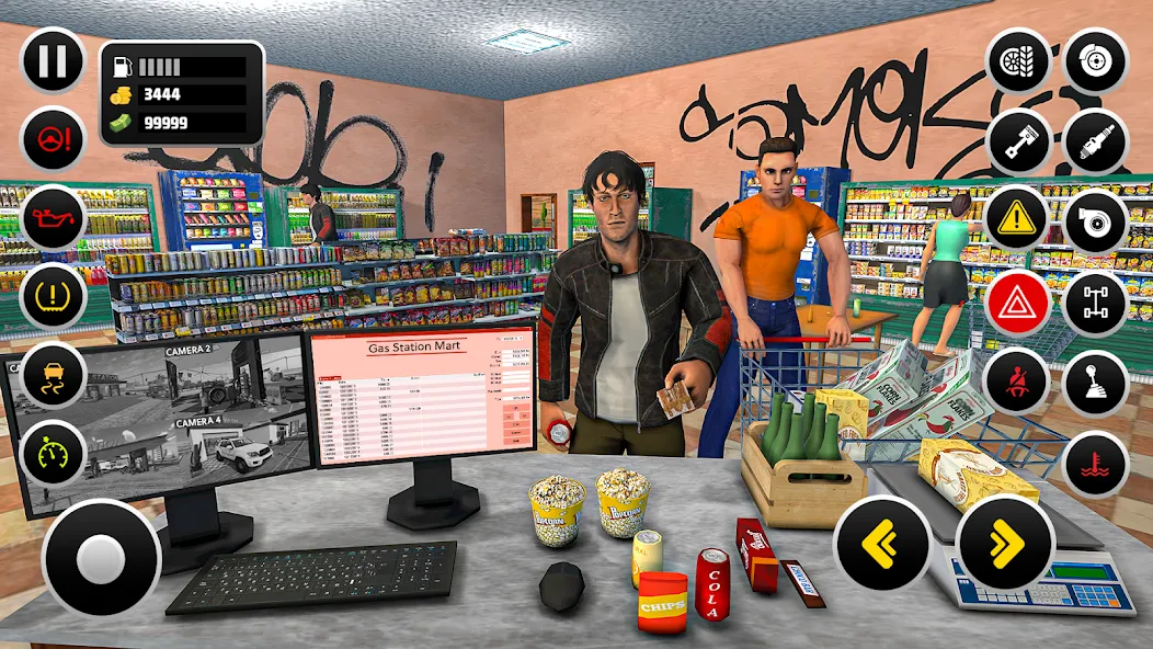 Gas Station Simulator Games [MOD: безлимитные деньги и топливо] Screenshot 5